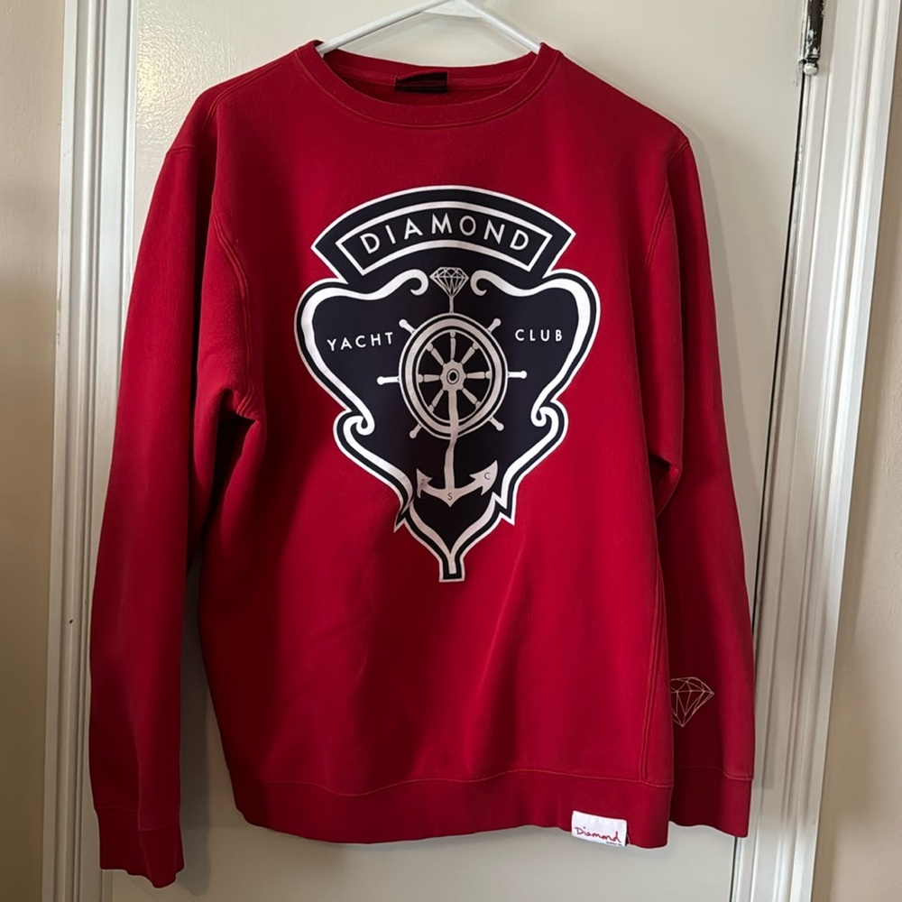EUC Diamond Supply Company Yacht Club Oversized Sweatshirt Size L to XL